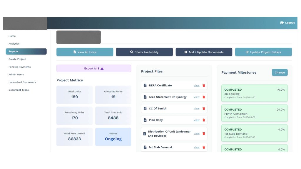 Detailed Project Metrics & Files