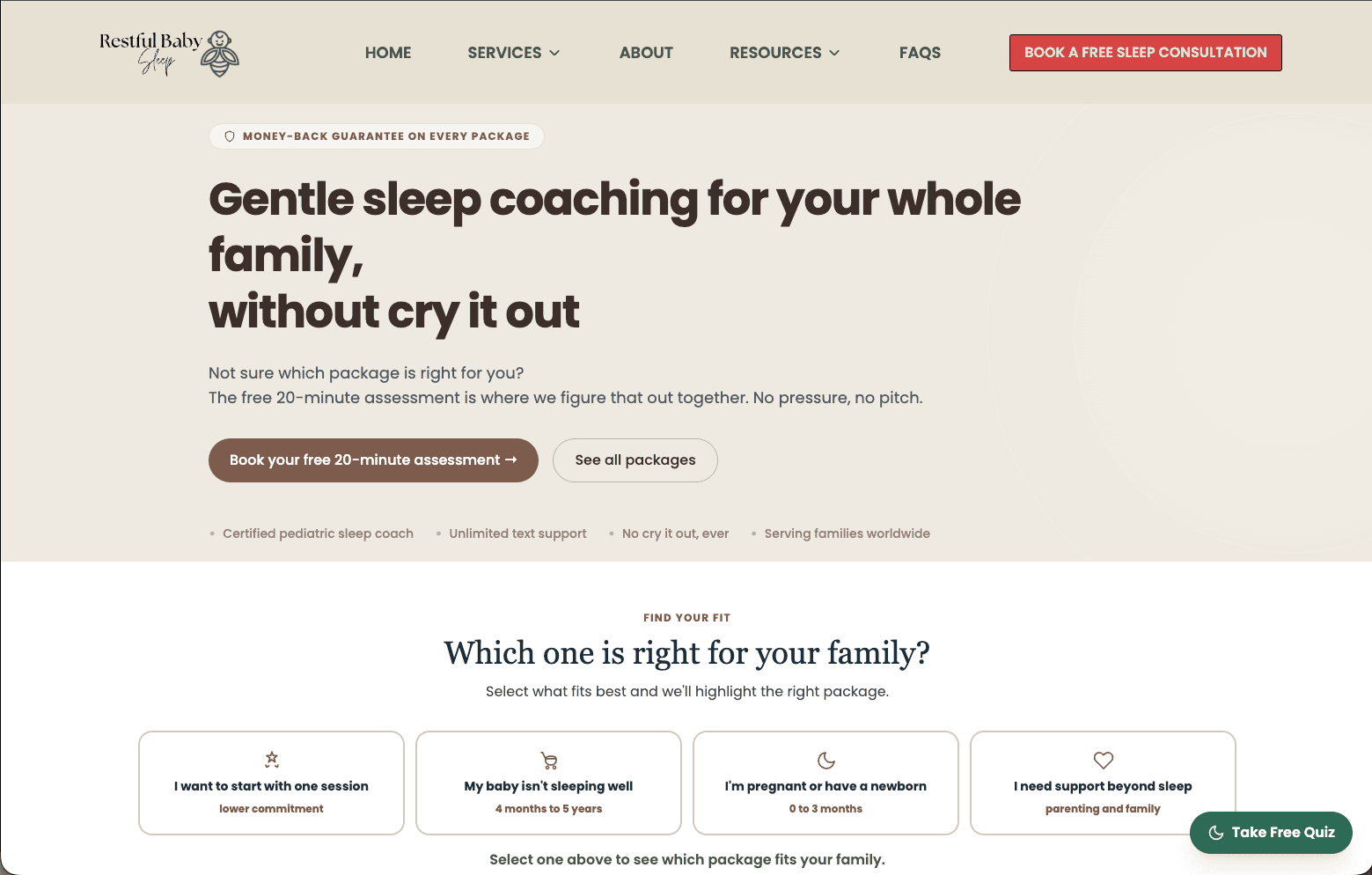 Restful Baby Sleep project